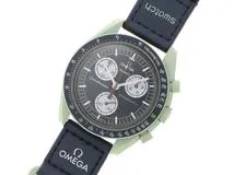 swatch　スウォッチ　MoonSwatch MISSION ON EARTH オメガコラボ　SO33G100　【430】2148103788857