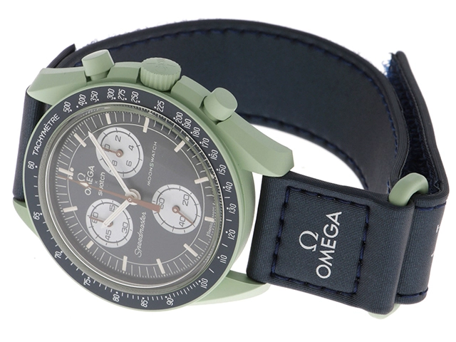 swatch　スウォッチ　MoonSwatch MISSION ON EARTH オメガコラボ　SO33G100　【430】2148103788857