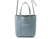 BALENCIAGA　バレンシアガ　エヴリデイトートＸＸＳ　ライトブルー　レザー　551815【431】2148103789090