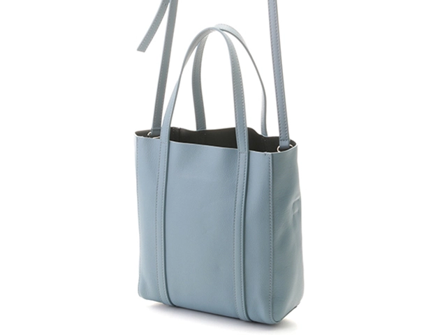 BALENCIAGA バレンシアガ エヴリデイトートXXS ライトブルー レザー 551815【431】2148103789090