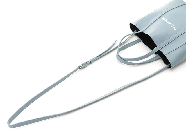 BALENCIAGA バレンシアガ エヴリデイトートXXS ライトブルー レザー 551815【431】2148103789090