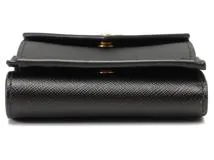 PRADA　プラダ　三つ折財布 ブラック　GP サフィアーノ　1MH021【431】2148103791468