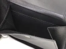 DIOR　ディオール　トロッター ラウンド財布 ネイビー キャンバス　レザー【431】2148103791475