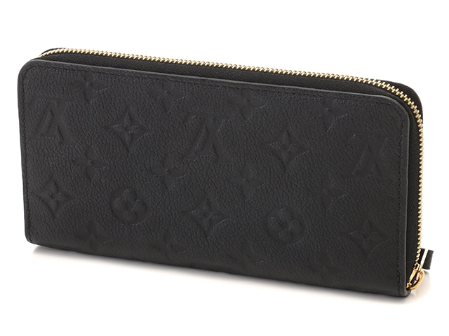 LOUIS VUITTON ルイヴィトン 　ジッピー・ウォレット モノグラム・アンプラント ノワール　M61864【431】2148103791574