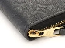 LOUIS VUITTON ルイヴィトン 　ジッピー・ウォレット モノグラム・アンプラント ノワール　M61864【431】2148103791574
