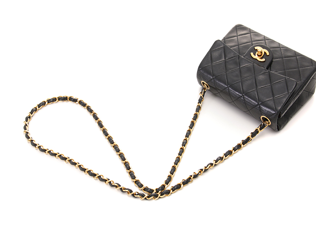 CHANEL シャネル ミニマトラッセ18 チェーンショルダー ブラック
