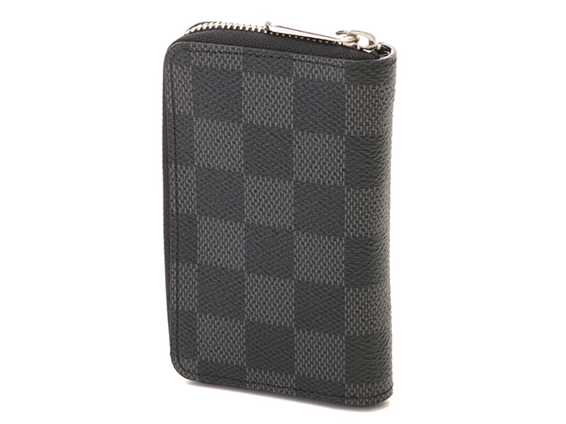 【ジャンク】ルイヴィトンN63076ダミエ・グラフィット ジッピー・コインパース LOUIS VUITTON ルイヴィトン ジッピー・コインパース ダミエ