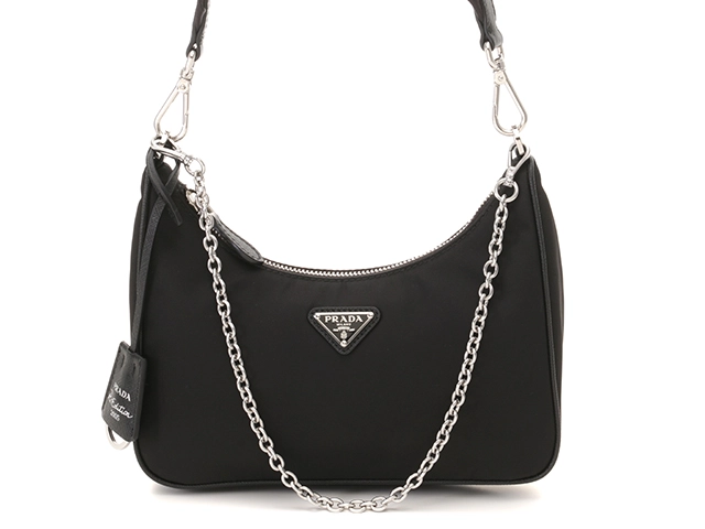 PRADA　プラダ Re-Edition 2005  2wayバッグ ブラック ナイロン　RFIDﾀｸﾞ　433