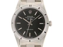 ROLEX　ロレックス　T番　エアキング　14010　ステンレス　SS　ブラック　メンズ　自動巻き【432】2148103793080