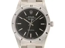 ROLEX　ロレックス　T番　エアキング　14010　ステンレス　SS　ブラック　メンズ　自動巻き【432】2148103793080