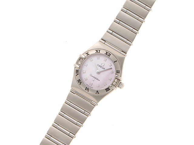 オーバーホール　OMEGA オメガ コンステレーション 1567.66 ピンク コンステレーション オメガ レディース クォーツ ピンクシェル