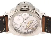 PANERAI　パネライ　ルミノール マリーナ44ｍｍ　PAM00113　SS/カワ　ホワイト　手巻き　スケルトン　メンズ　2148103793165【432】