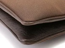 PRADA プラダ ロゴ ワンショルダー ダークブラウン キャンバス/レザー 1BH046【430】2148103793561