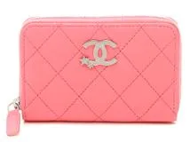 CHANEL　シャネル　マトラッセ  コインパース　ピンク/SV ラムスキン　AP3728【431】2148103793721