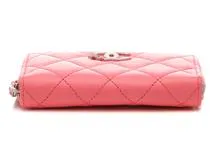 CHANEL　シャネル　マトラッセ  コインパース　ピンク/SV ラムスキン　AP3728【431】2148103793721