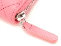 CHANEL　シャネル　マトラッセ  コインパース　ピンク/SV ラムスキン　AP3728【431】2148103793721
