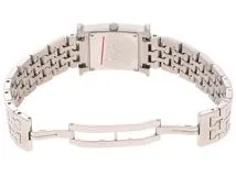 HERMES エルメス Hウォッチ HH1.210 SS ステンレススチール シルバー文字盤 クォーツ 【460】2148103794308