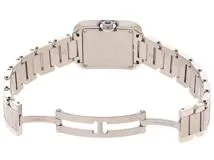 Cartier カルティエ　レディース クオーツ　タンクアングレーズSM W5310022 シルバーローマン文字盤 SS【472】HK