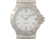 BVLGARI ブルガリ ディアゴノ スポーツ デイト LCV29S SS ステンレススチール ホワイト クォーツ 【460】2148103794599