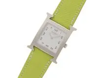 HERMES エルメス レディース クオーツ Hウォッチ HH1.510 ホワイト文字
