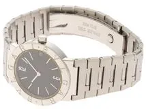 BVLGARI　ブルガリ　時計　ブルガリ ブルガリ　BB30SS　ブラック文字盤　ステンレススチール　クォーツ　ボーイス