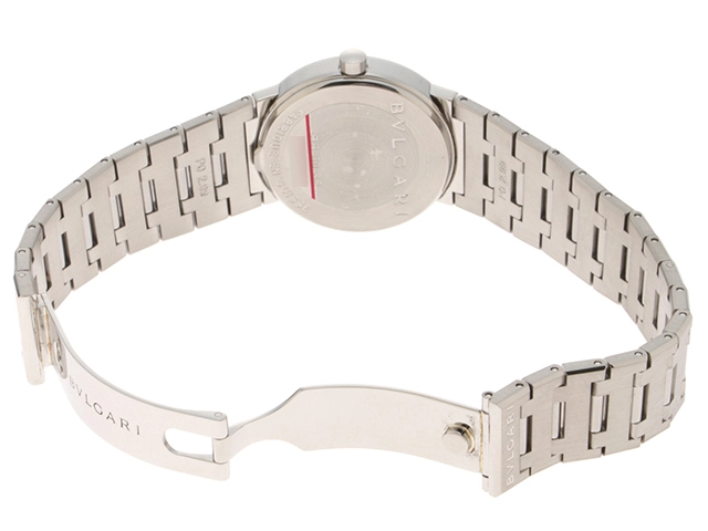 BVLGARI　ブルガリ　時計　ブルガリ ブルガリ　BB30SS　ブラック文字盤　ステンレススチール　クォーツ　【471】L