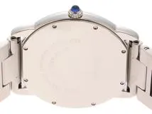 Cartier カルティエ ロンドソロLM デイト W6701005 SS ステンレススチール シルバーローマン文字盤 クォーツ 【460】2148103795411