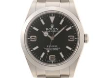 ROLEX　ロレックス　エクスプローラー1　2013年ギャランティー　ブラック文字盤　ステンレス　214270　自動巻き　100m　【432】