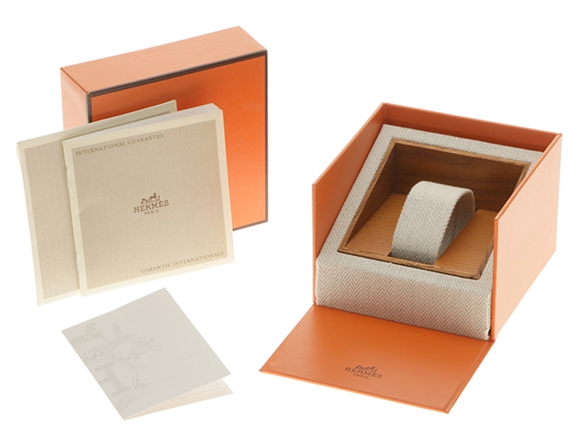 HERMES エルメス クロアジュール CR1.220 GP/SS ホワイト文字盤 クォーツ 【460】2148103795510