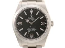 ROLEX　ロレックス　エクスプローラーⅠ　214270　SS　ブラック文字盤　オートマチック　自動巻き　メンズ腕時計【431】
