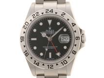 F番　ROLEX　ロレックス　時計　エクスプローラーⅡ　16570　ブラック文字盤　SS　自動巻き　メンズ　M