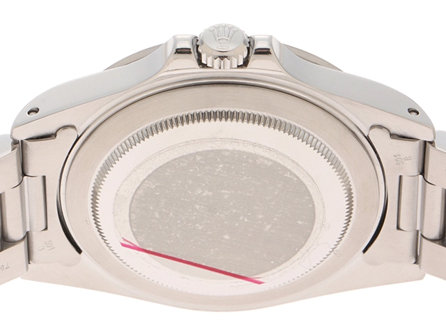 A番2000年並行品 ROLEX ロレックス 腕時計 エクスプローラーII 16570 ステンレス ブラック文字盤 自動巻き 穴有【472】SJ