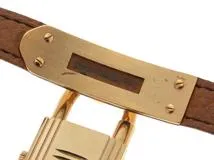 HERMES　エルメス　ケリーウォッチ　KE1.201　クオーツ　レディース【471】IK