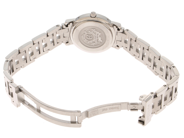 HERMES エルメス クリッパー CL4.210 SS レディース クォーツ