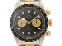 TUDOR チューダー 腕時計 2020年正規品 ブラックベイ クロノ M79363N-0001 ブラック文字盤 スチール/K18イエローゴールド 自動巻き【472】SJ