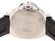 PANERAI パネライ 腕時計 2008年並行品 ルミノール マリーナ PAM00104 ステンレス/ラバーベルト ブラック文字盤 自動巻【472】SJ