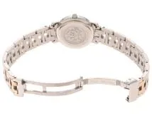 HERMES　エルメス　クリッパーコンビ　CL4.220　GP/SS　アイボリー　クォーツ　レディース【471】IK
