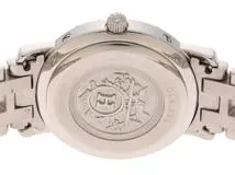 HERMES　エルメス　クリッパーコンビ　CL4.220　GP/SS　アイボリー　クォーツ　レディース【471】IK