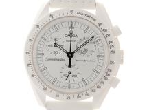 Swatch MISSION TO THE MOONPHASE-FULL MOON スヌーピー SO33W700　　CE/レザー　男性用クオーツ時計【473】