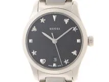 GUCCI　グッチ　Ｇタイムレス　126.5　ステンレス　女性用クオーツ時計【473】