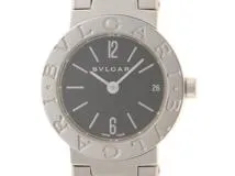BVLGARI ブルガリ ブルガリブルガリ BB23SSD SS ステンレススチール ブラック文字盤 ロゴ有り クォーツ 【460】2148103796647