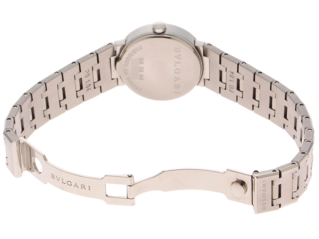 BVLGARI ブルガリブルガリ BB23SS レディーズ時計 クォーツ ブラック文字盤 ステンレス 【471】IK