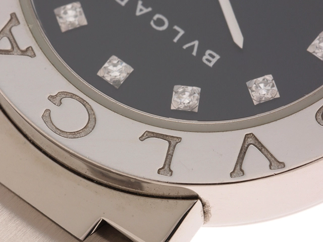 BVLGARI ブルガリブルガリ BB23SS レディーズ時計 クォーツ ブラック文字盤 ステンレス 【471】IK