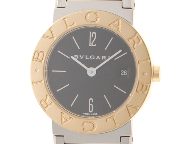 BVLGARI　ブルガリ　ブルガリブルガリ　BB26SG　イエローゴールド/ステンレススチール　クォーツ　レディース　腕時計（2148103796746）【200】C
