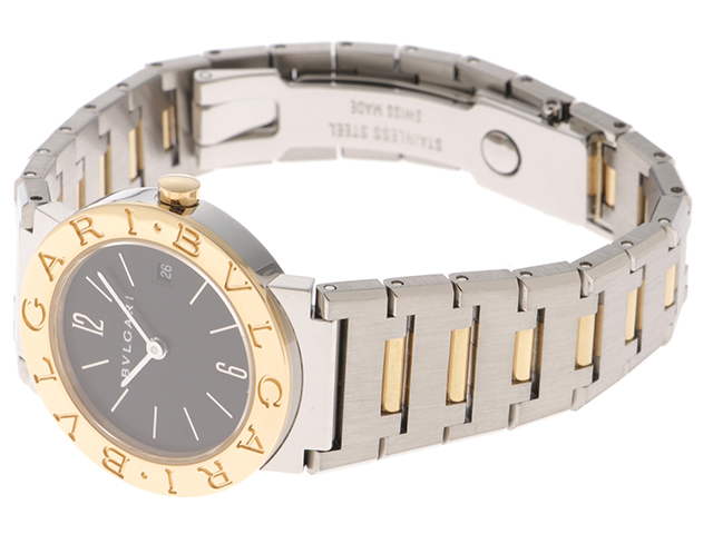 ブルガリ【ブルガリブルガリ】BB26SG 750 18K 中古)BVLGARI ブルガリ ブルガリ・ブルガリ BB26SG ブラック