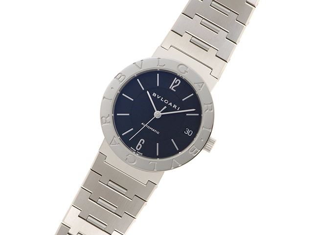 BVLGARI　ブルガリ　時計　ブルガリ　ブルガリ　BB33SSAUTO　クオーツ　SS　黒文字盤【431】2148103796753