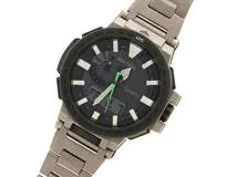 CASIO　カシオ　プロトレック MANASLU アナログデジタル　電波　SS/チタン/樹脂　ブラック/グリーン　PRX-8000T-7BJF　【432】　【2148103797255】
