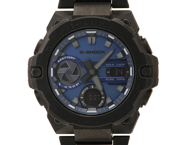 CASIO カシオ 腕時計 2022年正規品 G-SHOCK GST-B400BD-1A2JF 樹脂／ステンレス ブルー文字盤 ソーラー Bluetooth【472】SJ