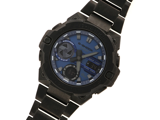 CASIO カシオ 腕時計 2022年正規品 G-SHOCK GST-B400BD-1A2JF 樹脂／ステンレス ブルー文字盤 ソーラー Bluetooth【472】SJ