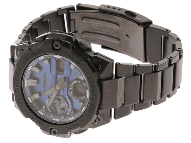 CASIO カシオ 腕時計 2022年正規品 G-SHOCK GST-B400BD-1A2JF 樹脂／ステンレス ブルー文字盤 ソーラー Bluetooth【472】SJ